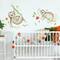 RoomMates Lazy Sloth Peel & Stick Giant Wall Decals